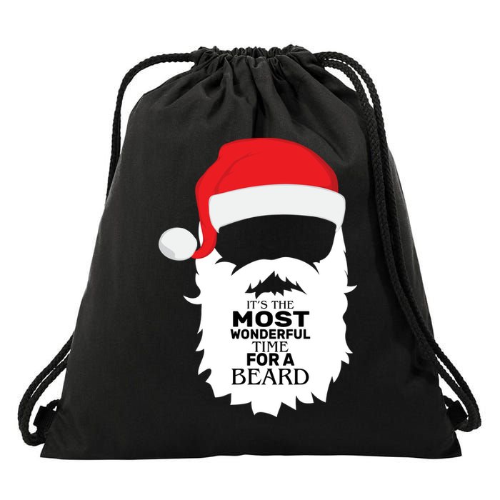 It's the Most Wonderful Time For a Beard Drawstring Bag