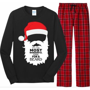 It's the Most Wonderful Time For a Beard Long Sleeve Pajama Set