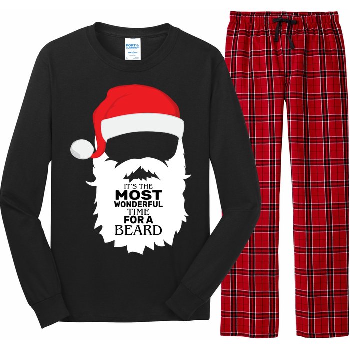 It's the Most Wonderful Time For a Beard Long Sleeve Pajama Set