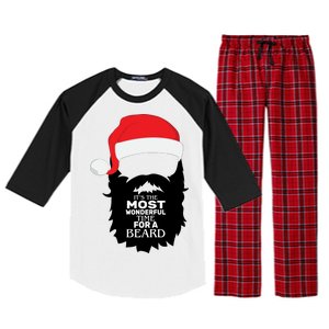 It's the Most Wonderful Time For a Beard Raglan Sleeve Pajama Set