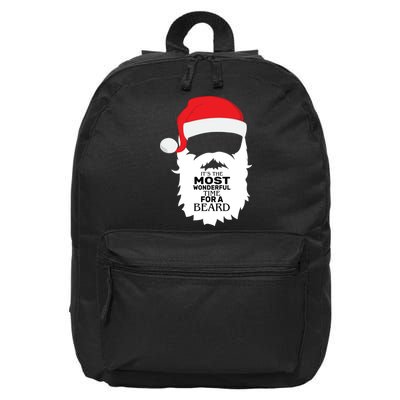 It's the Most Wonderful Time For a Beard 16 in Basic Backpack