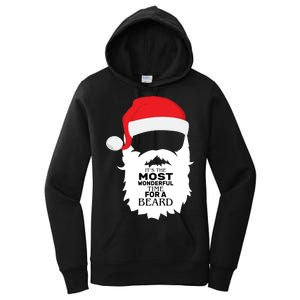 It's the Most Wonderful Time For a Beard Women's Pullover Hoodie