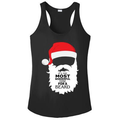 It's the Most Wonderful Time For a Beard Ladies PosiCharge Competitor Racerback Tank