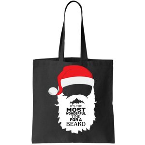 It's the Most Wonderful Time For a Beard Tote Bag