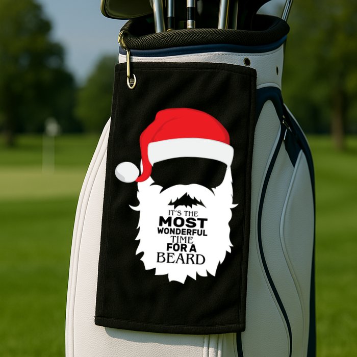It's the Most Wonderful Time For a Beard Golf Towel
