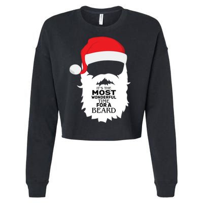It's the Most Wonderful Time For a Beard Cropped Pullover Crew