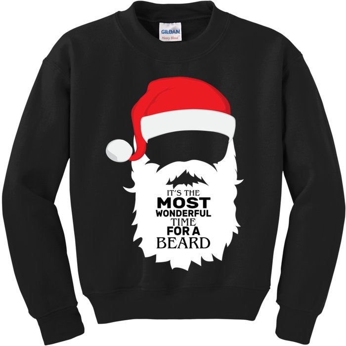 It's the Most Wonderful Time For a Beard Kids Sweatshirt