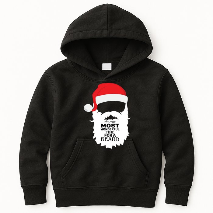 It's the Most Wonderful Time For a Beard Kids Hoodie