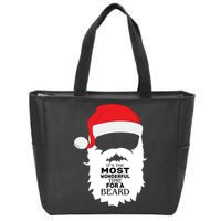 It's the Most Wonderful Time For a Beard Zip Tote Bag