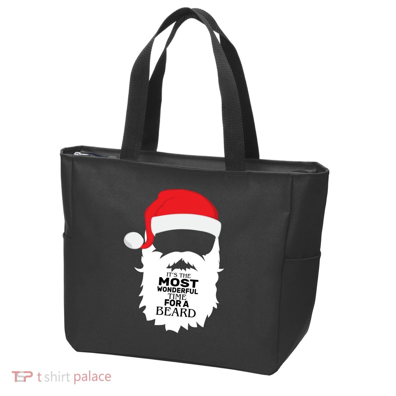 It's the Most Wonderful Time For a Beard Zip Tote Bag