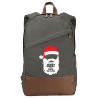 It's the Most Wonderful Time For a Beard Cotton Canvas Backpack
