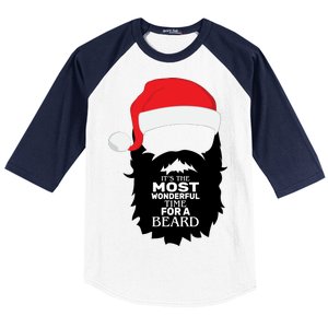 It's the Most Wonderful Time For a Beard Baseball Sleeve Shirt