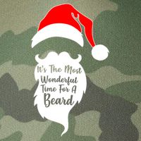 It's The Most Wonderful Time for a Beard Funny Christmas Legacy Tie Dye Trucker Hat
