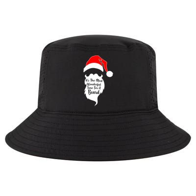 It's The Most Wonderful Time for a Beard Funny Christmas Cool Comfort Performance Bucket Hat