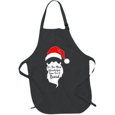 It's The Most Wonderful Time for a Beard Funny Christmas Apron