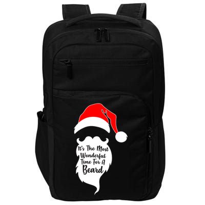 It's The Most Wonderful Time for a Beard Funny Christmas Impact Tech Backpack