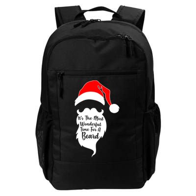 It's The Most Wonderful Time for a Beard Funny Christmas Backpack