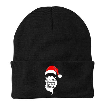 It's The Most Wonderful Time for a Beard Funny Christmas Beanie
