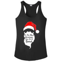 It's The Most Wonderful Time for a Beard Funny Christmas Ladies PosiCharge Competitor Racerback Tank