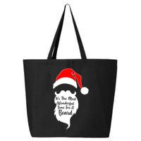 It's The Most Wonderful Time for a Beard Funny Christmas 25L Jumbo Tote