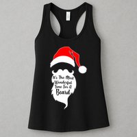 It's The Most Wonderful Time for a Beard Funny Christmas Womens Tank Top