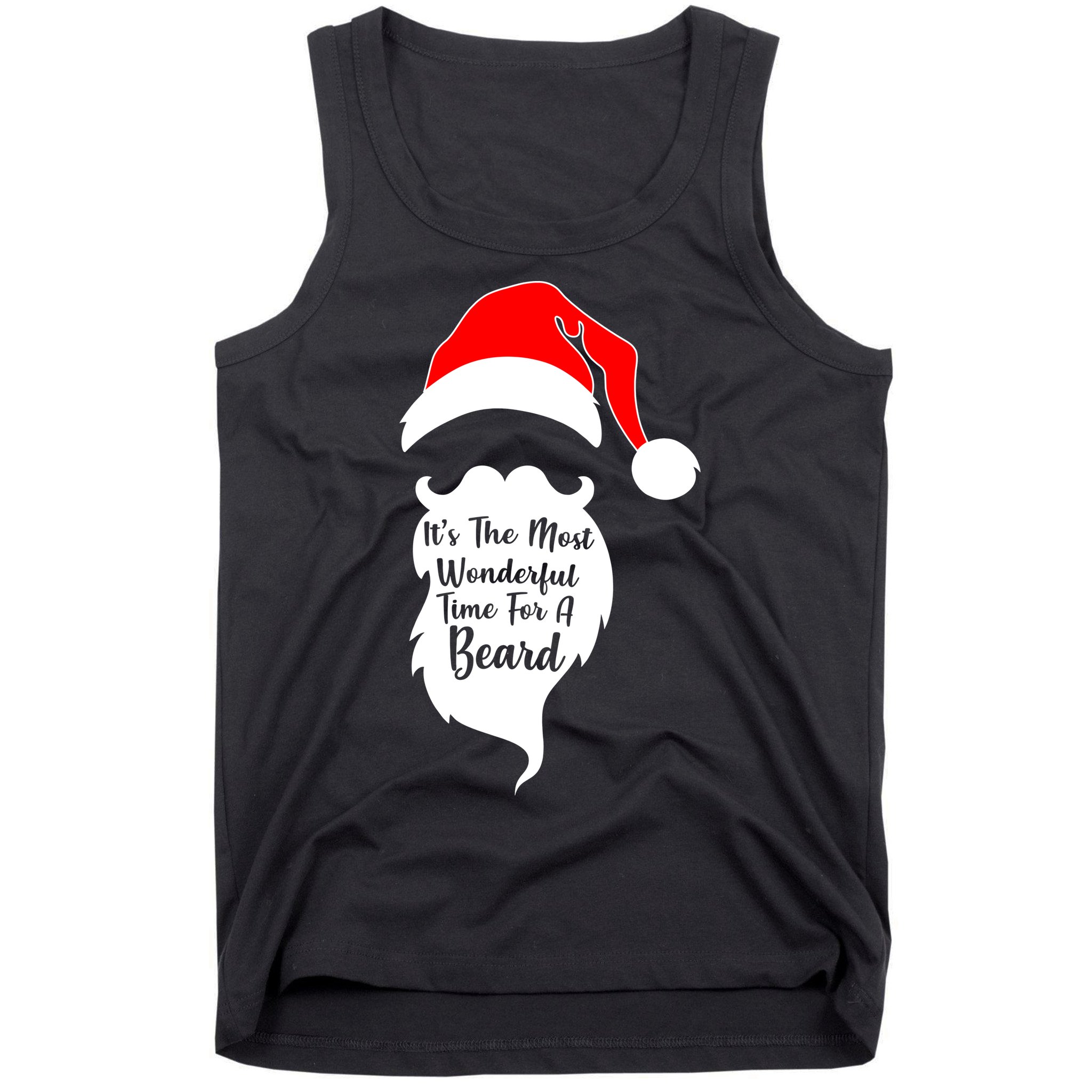 It's The Most Wonderful Time for a Beard Funny Christmas Tank Top