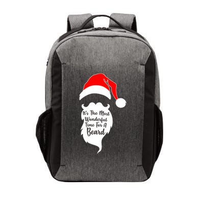 It's The Most Wonderful Time for a Beard Funny Christmas Vector Backpack