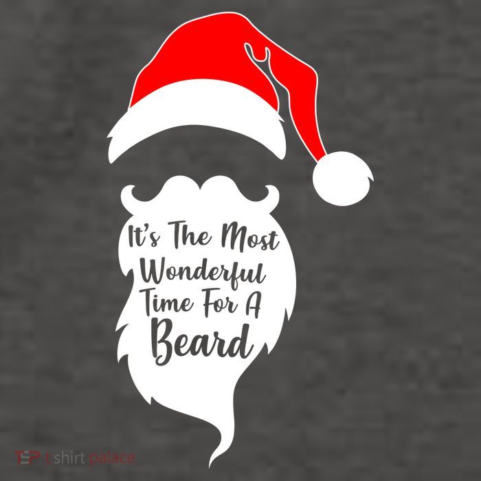 It's The Most Wonderful Time for a Beard Funny Christmas Vector Backpack