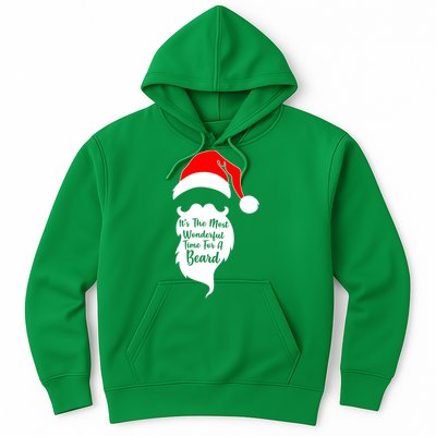 It's The Most Wonderful Time for a Beard Funny Christmas Hoodie