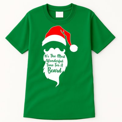 It's The Most Wonderful Time for a Beard Funny Christmas Tall T-Shirt