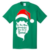 It's The Most Wonderful Time for a Beard Funny Christmas Tall T-Shirt