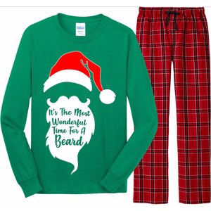 It's The Most Wonderful Time for a Beard Funny Christmas Long Sleeve Pajama Set