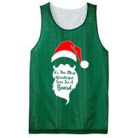 It's The Most Wonderful Time for a Beard Funny Christmas Mesh Reversible Basketball Jersey Tank