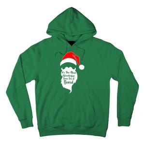 It's The Most Wonderful Time for a Beard Funny Christmas Tall Hoodie