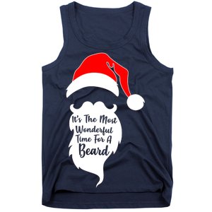 It's The Most Wonderful Time for a Beard Funny Christmas Tank Top