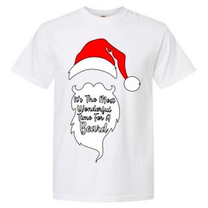 It's The Most Wonderful Time for a Beard Funny Christmas Garment-Dyed Heavyweight T-Shirt