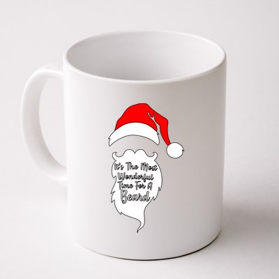 It's The Most Wonderful Time for a Beard Funny Christmas Coffee Mug