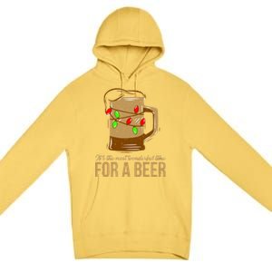 It's The Most Wonderful Time For A Beer Premium Pullover Hoodie