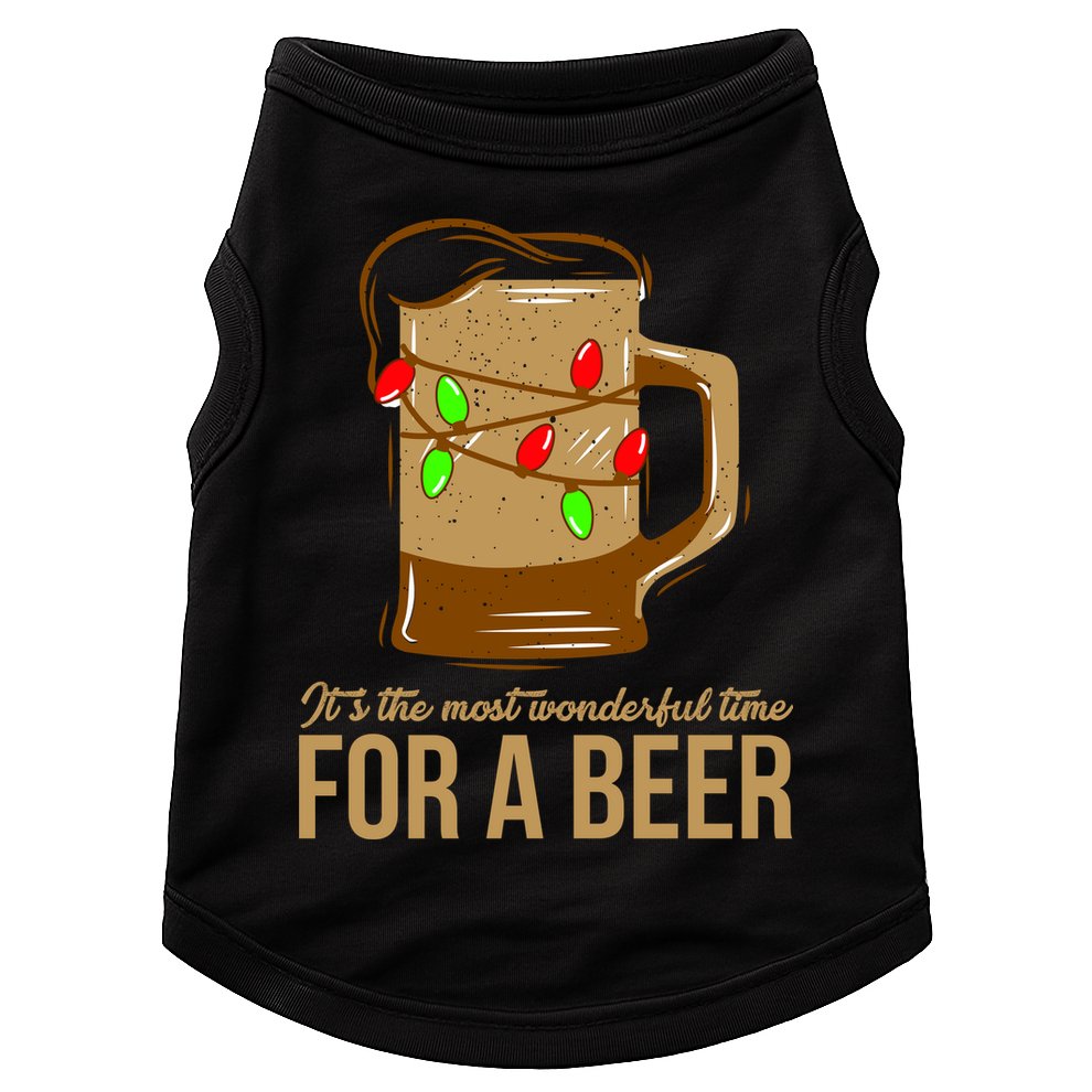 It's The Most Wonderful Time For A Beer Doggie Tank