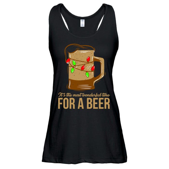 It's The Most Wonderful Time For A Beer Ladies Essential Flowy Tank