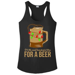 It's The Most Wonderful Time For A Beer Ladies PosiCharge Competitor Racerback Tank