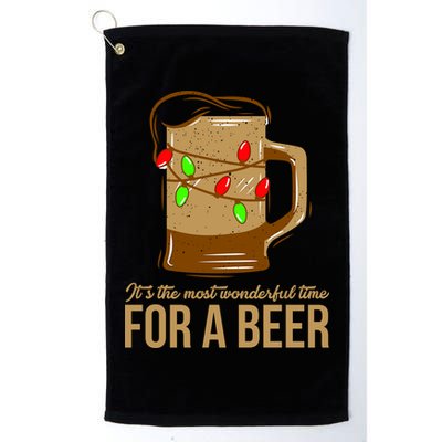 It's The Most Wonderful Time For A Beer Golf Towel