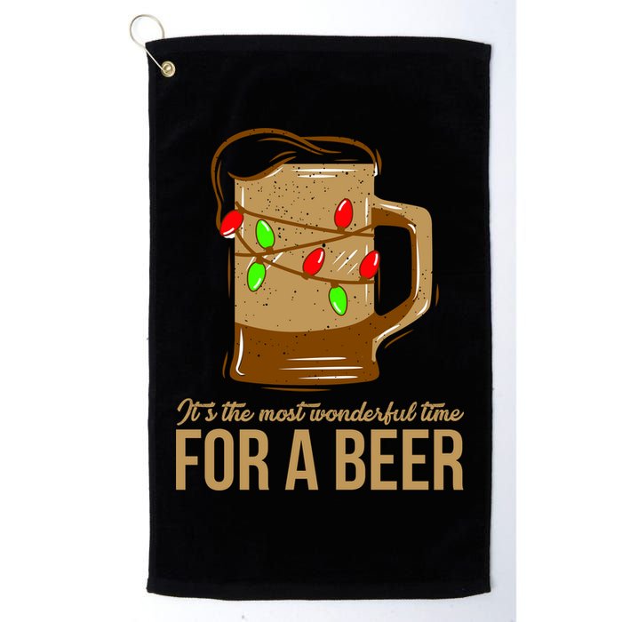 It's The Most Wonderful Time For A Beer Golf Towel
