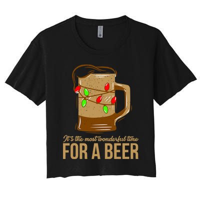 It's The Most Wonderful Time For A Beer Crop Top