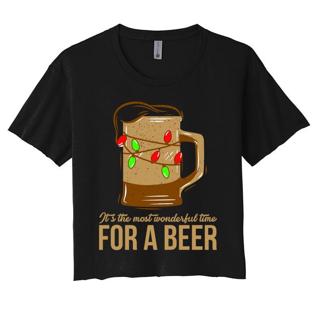 It's The Most Wonderful Time For A Beer Crop Top
