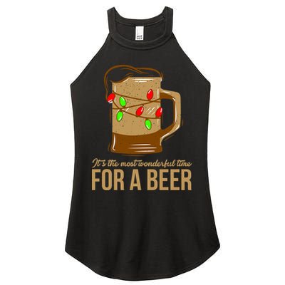 It's The Most Wonderful Time For A Beer Women's Perfect Tri Rocker Tank