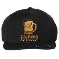It's The Most Wonderful Time For A Beer Wool Snapback Cap