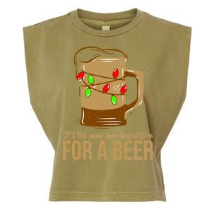 It's The Most Wonderful Time For A Beer Garment-Dyed Women's Muscle Tee