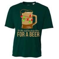 It's The Most Wonderful Time For A Beer Cooling Performance Crew T-Shirt