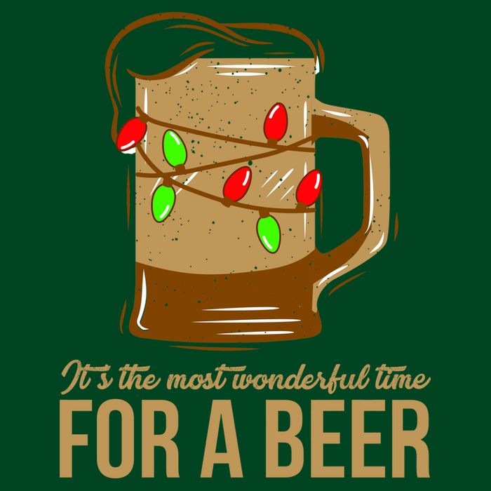 It's The Most Wonderful Time For A Beer Button